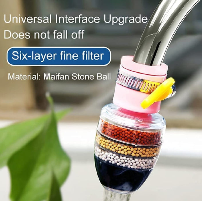 6 Layer Water Purifier Filter Faucet - Water Tap And Water Clean Purifier Filter
